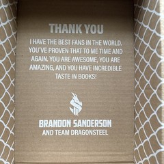 Isles of the Emberdark Secret Project Cosmere Brandon Sanderson Sealed IN HAND