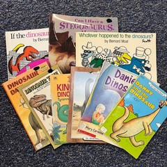 Dinosaur lot 10 book set, Fiction/nonfiction mix, Dino Tyrannosaurus Stegosaurus