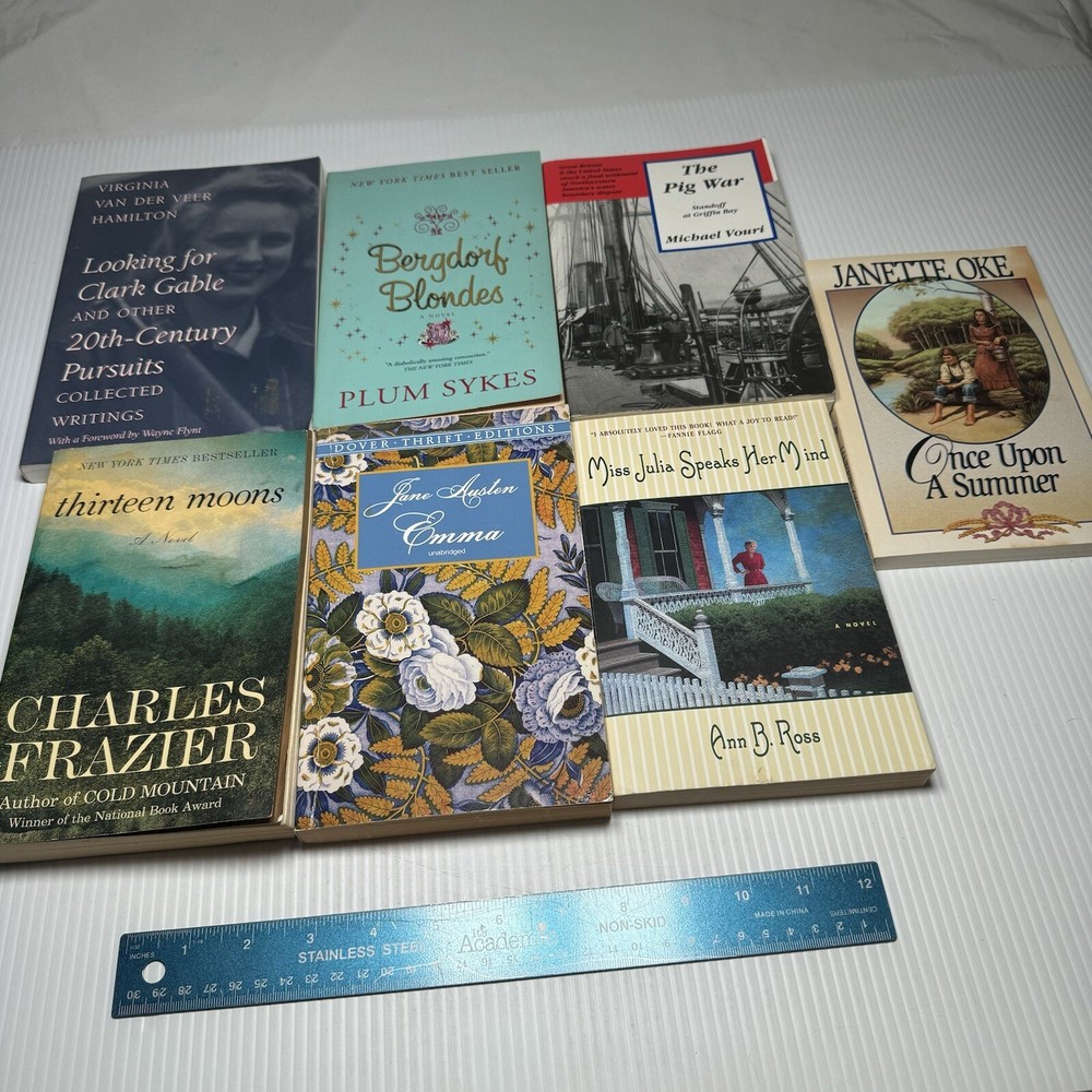 7 Book (Novel) Lot See Photos For Titles