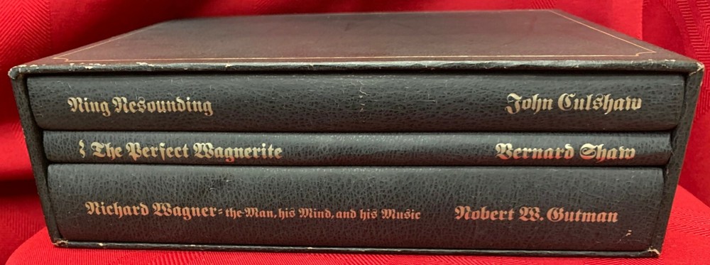 3 BOOK BOX SET: ROBERT WAGNER, THE MAN HIS MIND HIS MUSIC, 1967/1972 VVGC