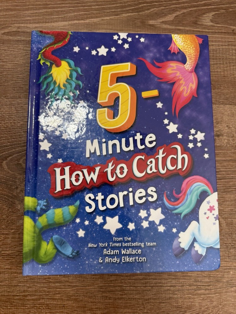 5-Minute How to Catch Stories Hardcover Kids Book Adam Wallace Andy Elkerton