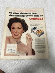 The Saturday Evening Post Magazine, 1954 Sister Make-Up Vintage DECO Collection