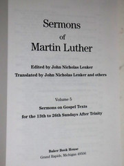Sermons of Martin Luther (8 Volume Set Lot Complete) HC – Baker Book