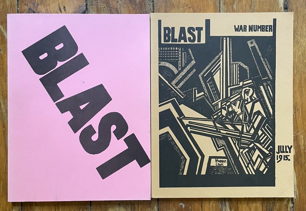 Blast 1 & 2 Wyndham Lewis 1915 War Number Modernist Poetry Black Sparrow