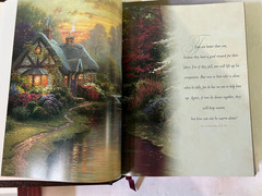 Thomas Kinkade Lighting the Way Home Family Bible NKJV Limited Collector’s