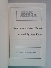 SOMETIMES A GREAT NOTION HARDCOVER KEN KESEY VIKING PRESS VINTAGE HC BOOK VG