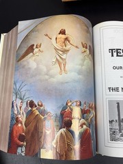 Vtg Regency Family Bible 1978 Padded White Cover Box Registry Section Gold Edged