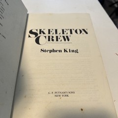 Skeleton Crew Stephen King First Edition HCDJ 1985 Putnam