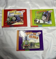 Lot of 3 Thomas & Friends 2-in-1 Books Rev. W. Awdry Scholastic Vintage 2001 HC