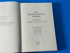 Joseph Smith Papers Documents Vol 1 1828-1831 MacKay LDS Mormon dj 2013