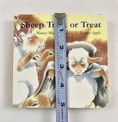 Sheep Trick or Treat by Nancy Shaw E. 1997 Halloween Board Book 5” X 5” 26 Pages