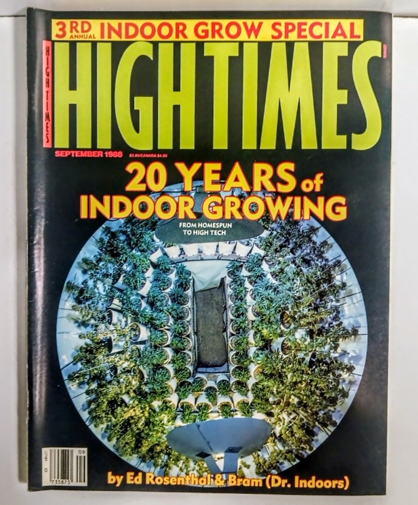 Vtg High Times Magazine September 1988 Issue 157 3rd Annual Indoor Grow Special
