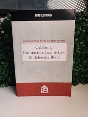 California Contractors License Law Reference Book 2019