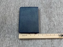 Vintage Holy Bible KJV Oxford Blue Morocco Leather Concordance Pocket Size Silk