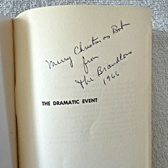 The Dramatic Event An American Chronicle (Eric Bentley – 1954) 2nd Printing 1957