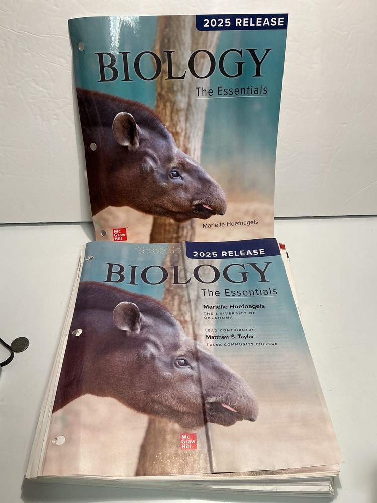 Biology: The Essentials 2025 Release by Marielle Hoefnagels (LOOSE-LEAF)