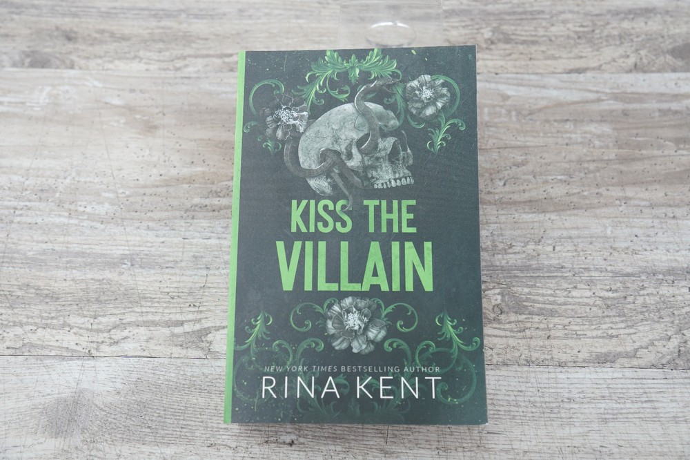 Kiss The Villain: A Dark College mm Romance (Legacy of Gods) by Rina Kent Paper