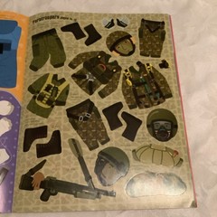 Usborne Activities 200 Stickers Dressing HEROES 2012 M Cullis EDC Publishing SC