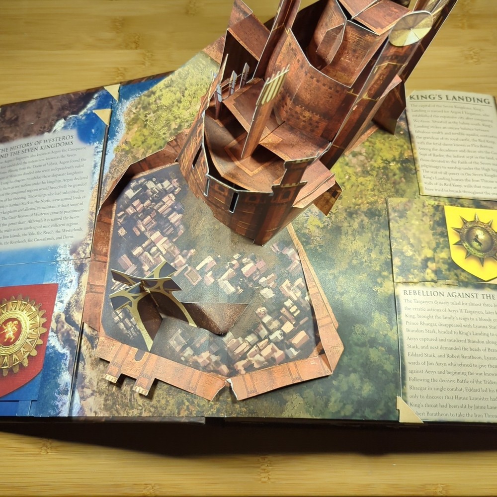 Game of Thrones : A Pop-Up Guide to Westeros by Matthew Reinhart Free Shipping!