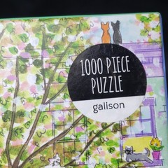 Galison Cats in the City 1000 Piece Puzzle M Storrings Reference Poster Sealed