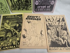 RARE LOT 7 Vintage Crypt of Cthulhu Horror Fanzines (1984–1990)