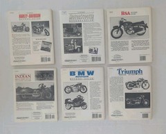 Lot Of 6 Illustrated Buyer’s Guide Harley Indian MotorScooter BMW BSA Triumph