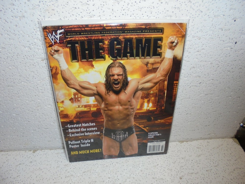 WWF Triple H Special Issue Magazine March 2002 ( WWE Wrestling )