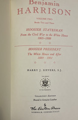 Easton Press: Benjamin Harrison Vols. 1-2 by Harry Sievers – 1989 2 Leather HCs