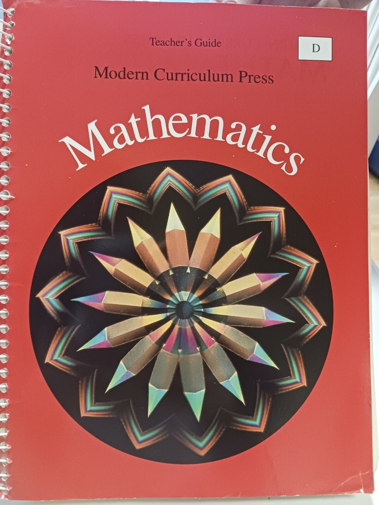 Modern Curriculum Press Mathematics, Teacher’s Guide, Math Level D, Homeschool