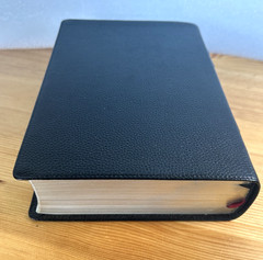 KJV Study Bible Black Genuine Leather Full Color Edition Indexed King James VG