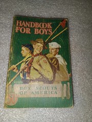 Boy Scouts Handbook for Boys 1940 & Scoutmasters 1929 Manual Vintage Lot