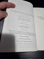 Signed Isles of the Emberdark Brandon Sanderson Dragonsteel Edition First Print