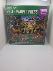 Jungle Life 1000 Piece Jigsaw Puzzle by Inc. Peter Pauper Press (2019, Toy;…