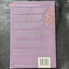 Ben Witherington III Priscilla: The Life of an Early Christian PB 2019 IVP