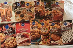Pillsbury Holiday Cookies Brownies Chocolate Cookbooks Box Sets (2)
