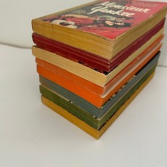 Vtg Pulp Paperback Lot of 8 Mid Century War Adventure Historical Drama 1950s-60s