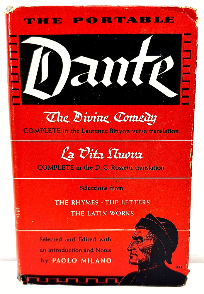The Portable Dante 1948 Viking Press HC DJ Divine Comedy Paolo Milano