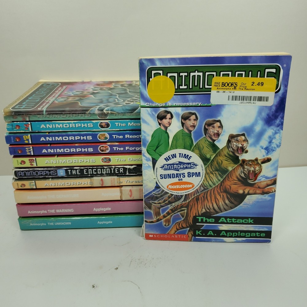 ANIMORPHS K.A. Applegate PB Book Lot Set of 11