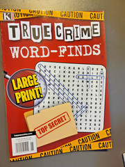 Lot of 2 Word-Search Large Print Puzzle Books-Kappa True Crime & Search & Circle