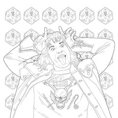 Stranger Things: The Official Coloring Book, Season 4 Multicolor