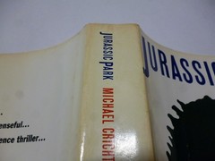 Jurassic Park by Michael Crichton 1990 Knopf Hardcover BCE Good