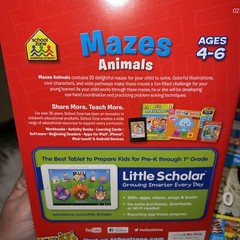 Mazes: Animals: Ages 4-6 (Activity Zone) by Jennifer Neumann Brand New 2004