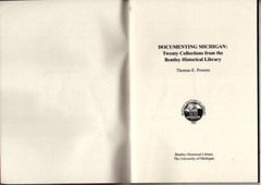 DOCUMENTING MICHIGAN: Twenty Collections from Bentley Historical Library (2013)