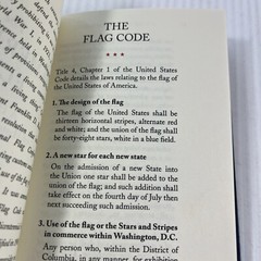 Washington’s Rules of Civility and The American Flag History and Etiquette Lot