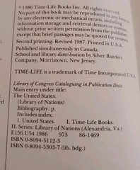 Library Of Nations -United States (1986, Hardcover)
