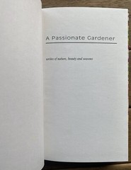 A Passionate Gardener by Ninette Dutton (1990 First Edition HCDJ)