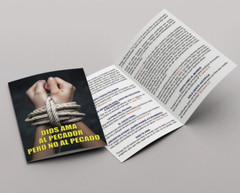 TRATADOS PARA EVANGELIZAR / TRATADOS CRISTIANOS, PAQUETE DE 100, PAMFLETOS