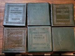 100 yr Old Antique Little Leather Library Books 1920’s Redcroft Pick Your Title
