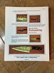 Step- by -Step Knifemaking: You Can Do It! By David Boye. Paperback. 270 pages.