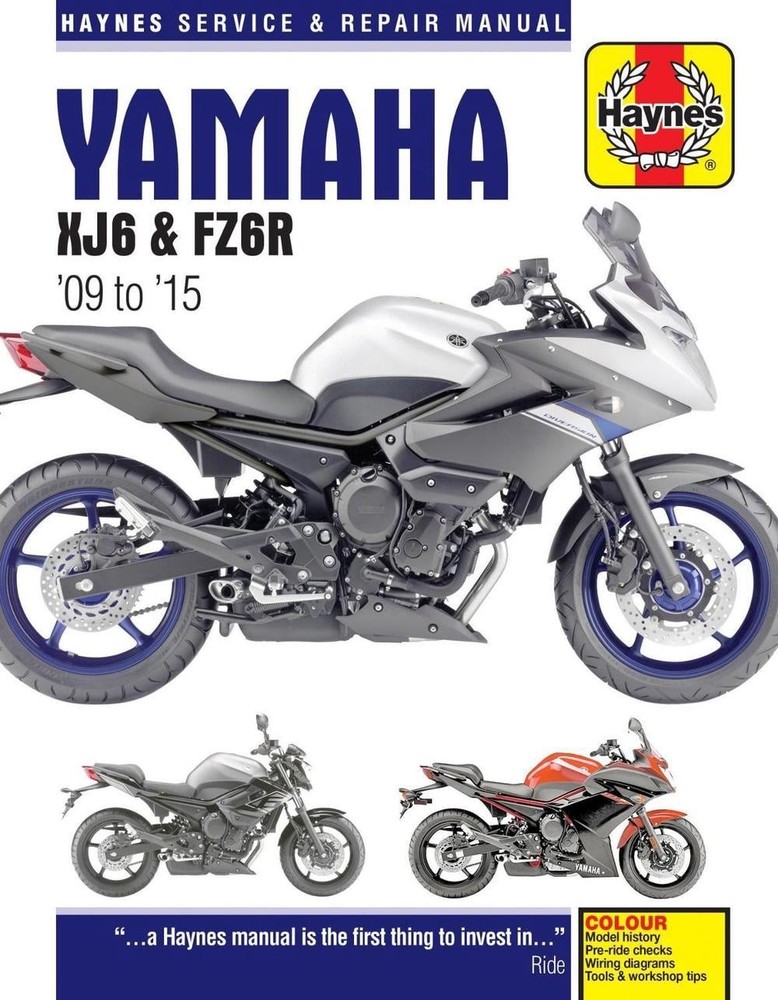 Yamaha XJ6 & FZ6R (2009-2015) Haynes Repair Manual by Matthew Coombs (English) P